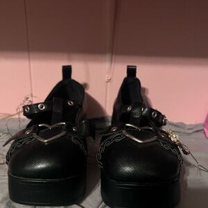 Black Platform Women's Shoes